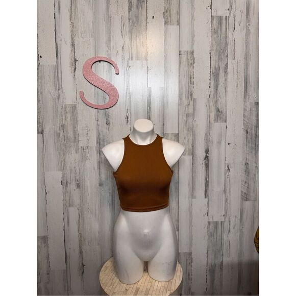 Brown crop top size small - Picture 1 of 6
